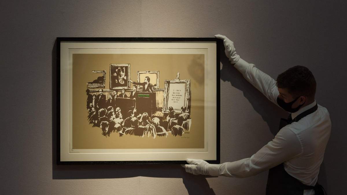 Сожженную работу Banksy превратили в токен и продали за 380 тыс. долларов Сожженную работу Banksy превратили в токен и продали за 380 тыс. долларов